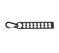TZOXTLH Tente de camping en plein air Outil de stockage Boucle en alliage d'aluminium Dispositif de stockage de piquet pour camping (type long 16 trous)