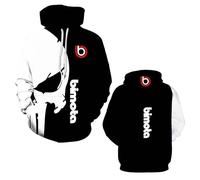 TZPTZNVF Sweats À Capuche Hommes pour B.i.m.o.t.a Manches Longues Printemps Et Automne Vêtements D'extérieur Hauts Imprimés 3D-B||s