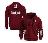 TZPTZNVF Sweats À Capuche pour Hommes Pulls Impression U.n.k.u.t Hauts D'extérieur Demi-Zip Manteau De Printemps-JHS||m