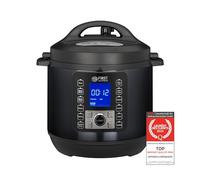 TZS First Austria - Autocuiseur électrique 6L, 12 programmes automatiques - Multicuiseur 1000W pour riz, vapeur, mijotage et plus - Cuiseur sous pression avec livre de recettes