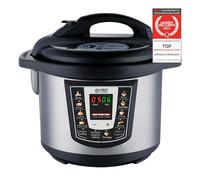 Multicuiseur 6L - Mijoteuse Électrique - Autocuiseur sous pression Inox, 8 programmes - 1000W