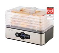 TZS First Austria Déshydrateur alimentaire digital | Timer & thermostat 35-70°C | 5 plateaux BPA sans danger | Séchoir pour fruits, herbes, viande