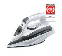 TZS First Austria - Fer à Repasser Vapeur 1200W - 450ml - 93 Sorties de Vapeur - Débit 27g/min & Effet Pressing 1g - Semelle Céramique - Anti-Calcaire, Vapeur Verticale & Auto-Nettoyage - Gris
