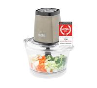 TZS First Austria Hachoir | Récipient en verre de 1.7L | 500W | 2 vitesses | Hachoir multiple | Fond anti-dérapant | Acier inoxydable