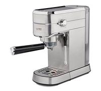 TZS First Austria Machine espresso avec buse vapeur | Réservoir 1-1,5L | Pour dosettes | Accessoires tamper & cuillère | Acier inoxydable/noir