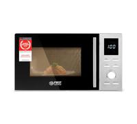 TZS First Austria Micro-ondes avec Grill, Capacité de 20 litres et puissance de 800 W, solo numérique, Fonction Décongélation, Sécurité Enfant, Plateau Tournant, 8 Programmes auto, Inoxydable