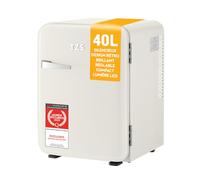 TZS First Austria Mini-réfrigérateur silencieux | Design rétro | Puissance de réfrigération réglable | Poignée de porte | Système de réfrigération thermoélectrique | 40L | crème