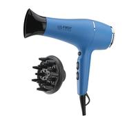 TZS First Austria sèche-cheveux, 2200 W, bleu, ions, 3 réglages de chaleur et 2 réglages de ventilateur, plus une fonction cool-shot pratique, avec diffuseur