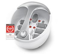 TZS First Austria Spa pour les pieds, massage par vibrations et bulles d'air, fonction infrarouge et chauffante, bain de pieds, 450 W, poignée, boîte d'arômes