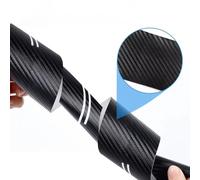 TZSFBNF 4 Pièces Protection Seuil de Porte Cuir Fibre deCarbone, pour Great Wall C30 EV M5 H6 W7 Hover M4 H3 Plinthes Étanches De StyleDe Style Voiture