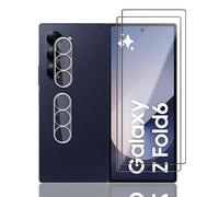 Tzstz 2+2 Pièces Verre Trempé Samsung Galaxy Z Fold 6 Dureté 9H Anti-rayures HD Film Protection Ecran