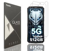 Tzstz 2 Pièces Verre Trempé D'écran Protecteur pour DOOGEE V40/DOOGEE V40 Pro 6.78" Dureté 9H Anti Rayures HD Film de Protection D'écran