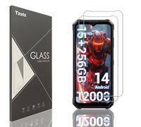 Tzstz 2 Pièces Verre Trempé D'écran Protecteur pour FOSSiBOT F106 Pro 6.58" Dureté 9H Anti Rayures HD Film de Protection D'écran