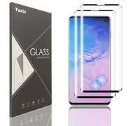 Tzstz 2 Pièces Verre Trempé pour Samsung Galaxy S10 4G Protection Écran ，3D curved glass，Sans Bulles, Anti-Rayures，HD Film de Protection D'écran
