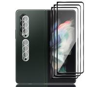 Tzstz 3+2 Pièces Verre Trempé Protecteur,pour Samsung Galaxy Z Fold 3 5G，Dureté 9H,Anti Rayures,Samsung Galaxy Z Fold 3 5G D'écran Protecteur