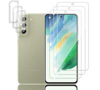 Tzstz 3+3 Pièces Verre Trempé Protecteur,pour Samsung Galaxy S21 FE 5G，Dureté 9H,Anti Rayures,Samsung Galaxy S21 FE 5G D'écran Protecteur