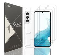 Tzstz 3+3 Pièces Verre Trempé Protecteur,pour Samsung Galaxy S22，Dureté 9H,Anti Rayures,Samsung Galaxy S22 D'écran Protecteur