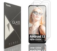 Tzstz 3 Pièces Verre Trempé D'écran Protecteur pour CUBOT Note 21/Cubot Note 40/Cubot Note 50 6.56" Dureté 9H Anti Rayures HD Film de Protection D'écran