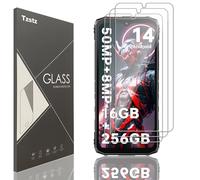 Tzstz 3 Pièces Verre Trempé D'écran Protecteur pour DOOGEE Blade 10/Blade 10 Pro/Blade 10 Ultra 6.56" Dureté 9H Anti Rayures HD Film de Protection D'écran