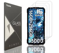 Tzstz 3 Pièces Verre Trempé D'écran Protecteur pour DOOGEE Fire 7/Fire 7 Pro/Fire 7 Ultra 6.6" Dureté 9H Anti Rayures HD Film de Protection D'écran