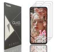 Tzstz 3 Pièces Verre Trempé D'écran Protecteur pour DOOGEE N55/N55 Pro/N55 Plus 6,56" Dureté 9H Anti Rayures HD Film de Protection D'écran