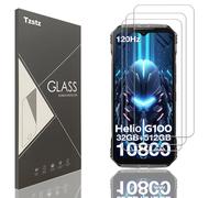 Tzstz 3 Pièces Verre Trempé D'écran Protecteur pour Doogee S Cyber Pro/Doogee S Punk Pro Dureté 9H Anti Rayures HD Film de Protection D'écran