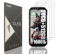 Tzstz 3 Pièces Verre Trempé D'écran Protecteur pour DOOGEE S118 / DOOGEE S118 PRO Dureté 9H Anti Rayures HD Film de Protection D'écran