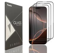 Tzstz 3 Pièces Verre Trempé D'écran Protecteur pour iPhone 16 Pro Dureté 9H Anti Rayures iPhone 16 Pro HD Film de Protection D'écran