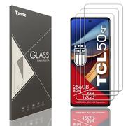 Tzstz 3 Pièces Verre Trempé D'écran Protecteur pour TCL 50 SE 6.78" Dureté 9H Anti Rayures HD Film de Protection D'écran