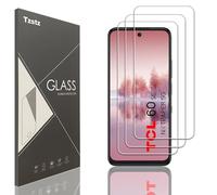 Tzstz 3 Pièces Verre Trempé D'écran Protecteur pour TCL 60 SE NXTPAPER 5G Dureté 9H Anti Rayures HD Film de Protection D'écran