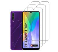 Tzstz 3 Pièces Verre Trempé pour HUAWEI Y6P Protection Écran ,Dureté 9H,Sans Bulles, Anti-Rayures,HD Film de Protection D'écran