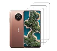 Tzstz 3 Pièces Verre Trempé pour Nokia X20 Protection Écran，Dureté 9H，Sans Bulles, Anti-Rayures，HD Film de Protection D'écran