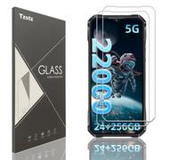 Tzstz Lot de 2 films de protection d'écran en verre trempé pour OUKITEL WP35/OUKITEL WP33 PRO 6.6", dureté 9H, anti-rayures, film HD