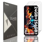 Tzstz Lot de 3 films de protection d'écran en verre trempé pour OUKITEL WP35/OUKITEL WP39 6.6", dureté 9H, anti-rayures, film HD