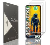 Tzstz Lot de 3 films de protection d'écran en verre trempé pour OUKITEL WP50/OUKITEL WP52 6.6", dureté 9H, anti-rayures, film HD