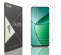 Tzstz Lot de 3 films de protection d'écran en verre trempé pour Realme 12+ 6,67", dureté 9H, anti-rayures, film HD