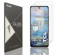 Tzstz Lot de 3 films de protection d'écran en verre trempé pour TCL 50 NxtPaper/TCL 50 Pro NxtPaper 6,8", dureté 9H, anti-rayures, film HD