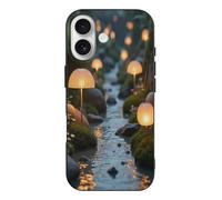 TZTTZT Bright Lantern Print No.13 - Coque fine et fine pour iPhone 17 - Compatible avec iPhone 17, contrôle de l'appareil photo, protection antichoc et résistante aux rayures - Multicolore