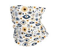TZTTZT Cache-cou pour homme et femme - Motif yeux abstraits bleus - Cagoule pour le visage et le cou - Bandana