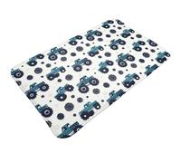 TZTTZT Car Gear Tapis de salle de bain imprimé noir, 76,2 x 50,8 cm, absorbant, antidérapant, lavable en machine, tapis de bain pour salle de bain