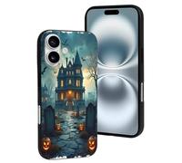 TZTTZT Coque compatible avec iPhone 16 - Coque de téléphone compatible avec iPhone 16 - Coque mignonne pour homme et femme, résistante aux rayures (noir)