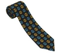 TZTTZT Cravates Homme Confortables Vintage Symbole de la Paix pour Travail Fête des Pères Anniversaire Mariage