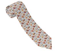 TZTTZT Cravates Homme Cravates Confortables Imprimé Étoile de Mer Homme Business Fête des Pères Anniversaire Mariage