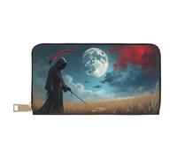 TZTTZT Gothic Dark Rider-A Print Wallet Women Leather Bifold Multi Card Wallet, Long Purse Women Wallets