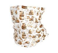 TZTTZT Guêtres de cou pour homme et femme - Joli foulard imprimé Capybara Q - Cagoule pour le visage, le cou, l'écharpe, le masque