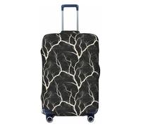 TZTTZT Housse de protection pour bagages - Racine d'arbre noire avec impression artistique pour valises, Noir , 25-28