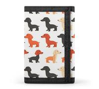 TZTTZT Porte-documents imprimé teckel pour homme, 8 emplacements pour cartes de crédit, poche frontale fine et minimaliste, petite taille pour homme