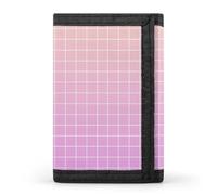 TZTTZT Portefeuille à deux volets pour homme, 8 porte-cartes de crédit, fin et minimaliste, poche avant, rose pêche ombrée