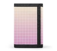 TZTTZT Portefeuille à deux volets pour homme, 8 porte-cartes de crédit, poche avant, rose ombré