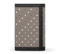 TZTTZT Portefeuille de type E à pois pour homme, 8 compartiments pour cartes de crédit, poche frontale fine et minimaliste pour homme